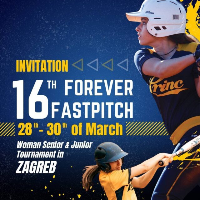 Invitation to Spring tournament in softball in Zagreb