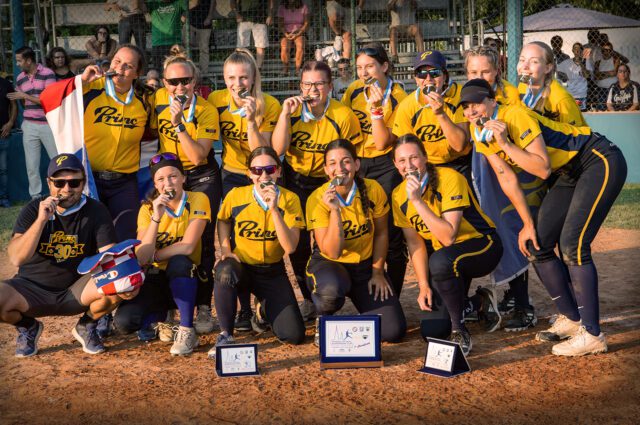 The “princesses” won gold at the Women’s Softball European Cup